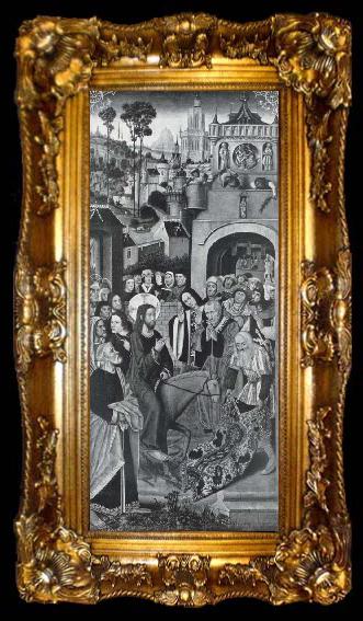 framed  unknow artist The Entry into Jerusalem, ta009-2